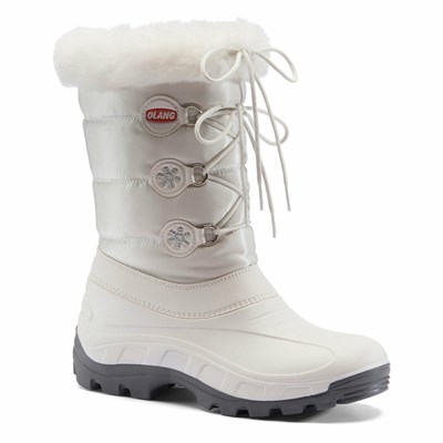 Bottes D'hiver Olang Patty Homme Blanche | 408ULAJHX